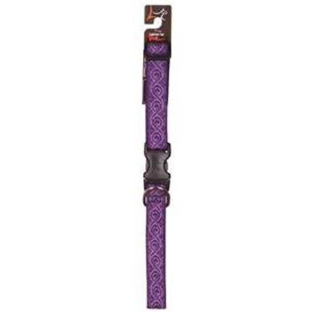 PETPALACE 1x 16-28 in. Jelly Roll Adjustable Dog Collar PE833574